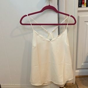 J crew scallop racerback top